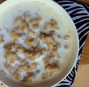 pearled barley porridge