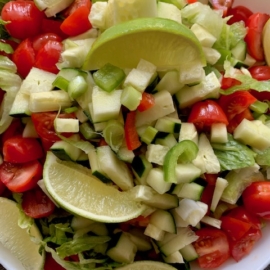 cucumber and tomato salad