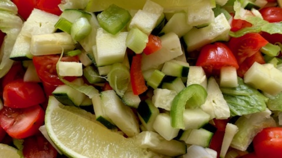 cucumber and tomato salad