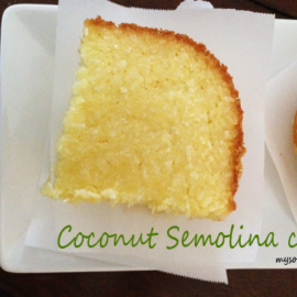 coconut-semolina-cake