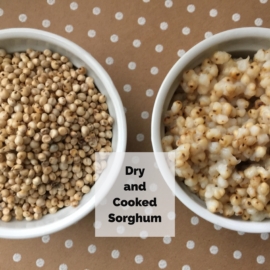 Dry and Cooked Sorghum