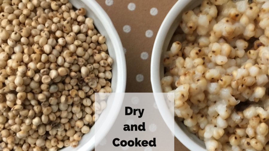 Dry and Cooked Sorghum