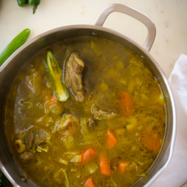 Lamb Soup With Veggies